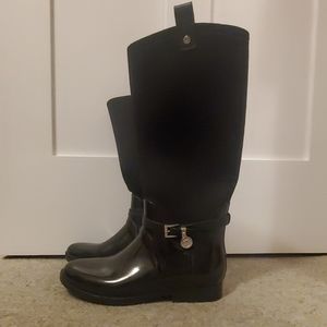 neoprene and rubber rain boots